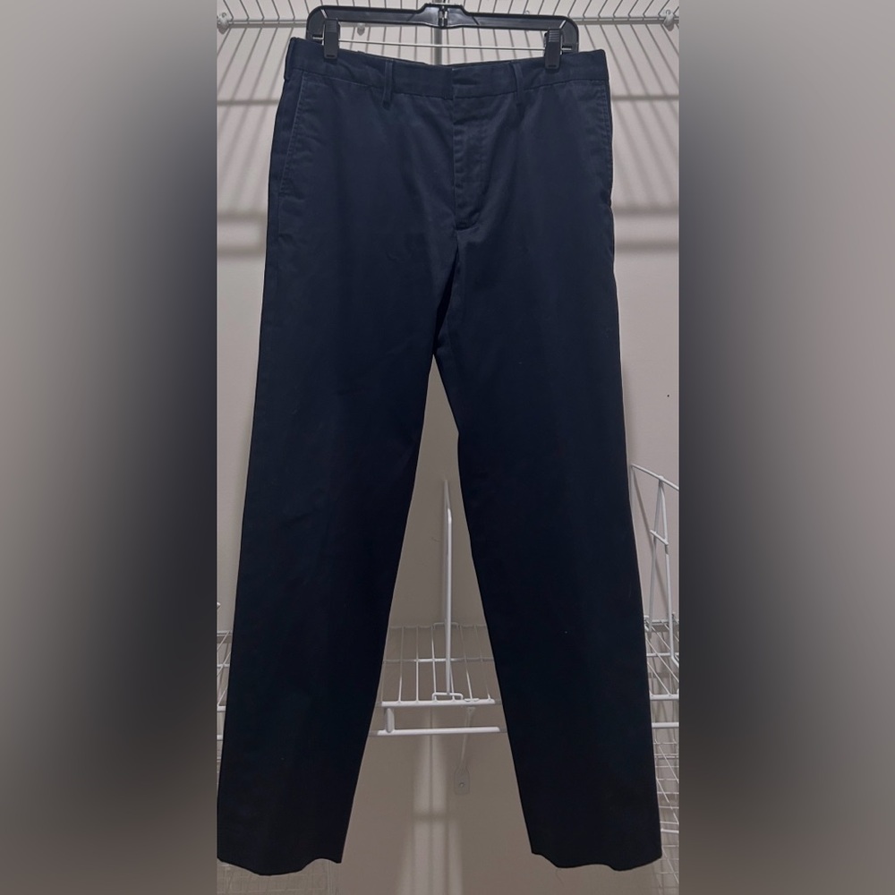 Land’s End Men’s Traditional Fit Chino Pants Navy W 33 L 31